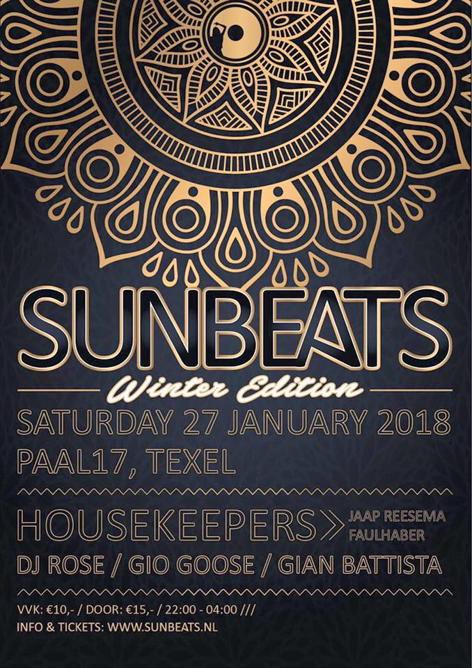 Sunbeats Winter Edition – 27 januari 2018