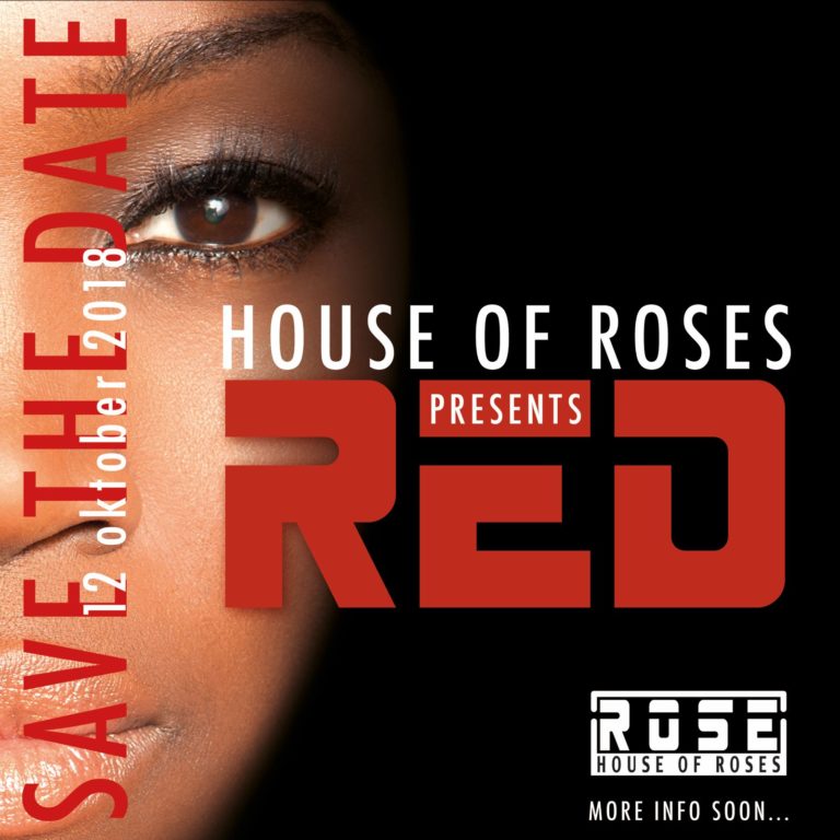 House Of Roses presents RED – 12 oktober 2018 – Tickets Now Available