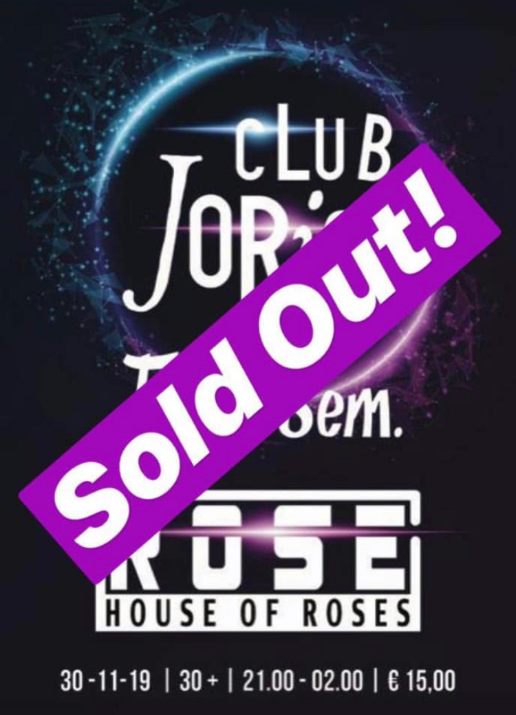 Club Joris – Saturday 30 November